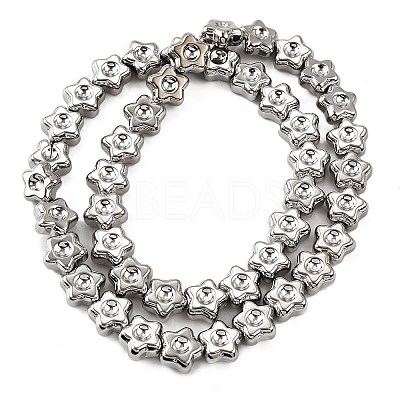 Electroplate Glass Beads Strands EGLA-V001-02I-1