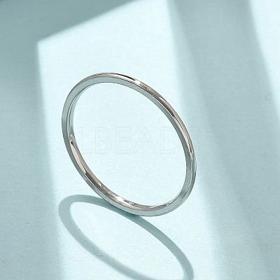 304 Stainless Steel Plain Band Rings STAS-I160-F03-P-1