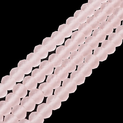Transparent Glass Beads Strands EGLA-A034-T4mm-MD22-1