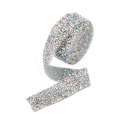 Glitter Resin Hotfix Rhinestone(Hot Melt Adhesive On The Back) OCOR-TAC0004-C-01-1