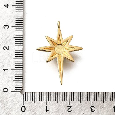 Brass Resin Pendants KK-U055-24G-1