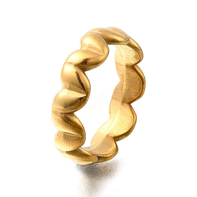 304 Stainless Steel Finger Ring RJEW-C125-01G-1