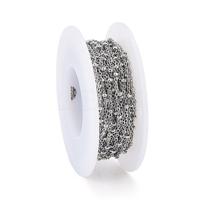 Tarnish Resistant 304 Stainless Steel Cable Chains CHS-F011-14A-P-1