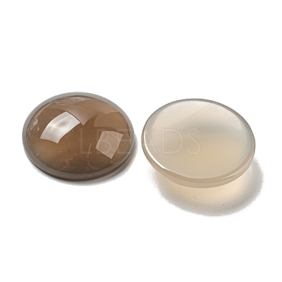 Natural Grey Agate Cabochons G-C115-02A-40-1