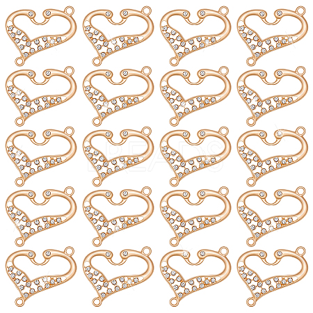 20Pcs Alloy Crystal Rhinestone Connector Charms FIND-PH0060-35-1