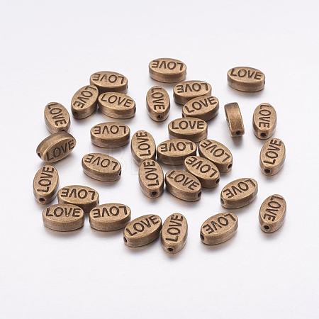 Tibetan Style Alloy Beads X-TIBEB-5850-AB-NR-1