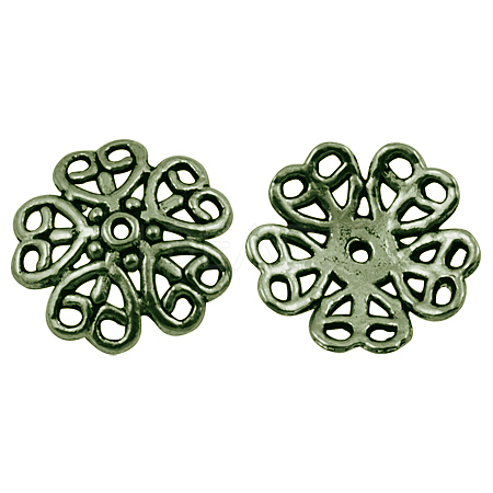Tibetan Style Alloy Bead Caps LS-MLF1863Y-NF-1
