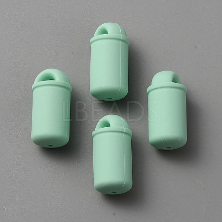 Bottle Food Grade Eco-Friendly Silicone Beads SIL-WH0006-20K-1