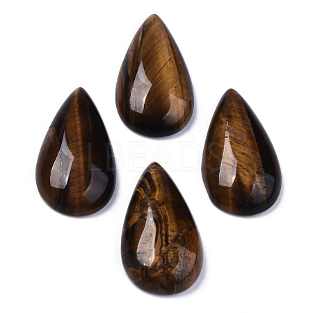 Natural Tiger Eye Cabochons X-G-N326-72D-1