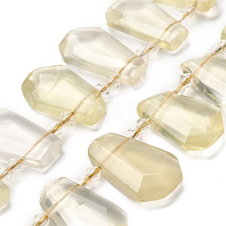 Natural Lemon Jade Beads Strands G-H078-A05-01-1