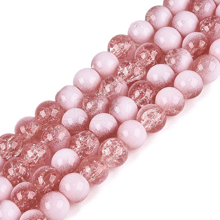 Crackle Glass Beads X1-GLAA-U001-8mm-13-1