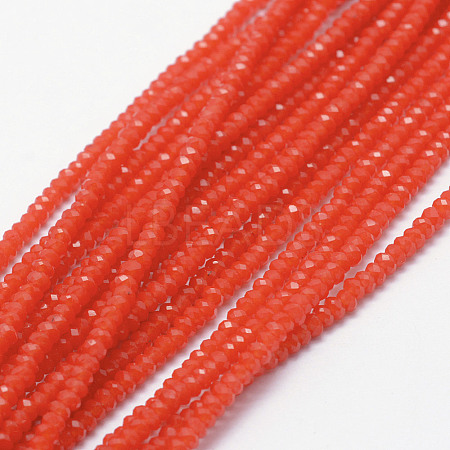 Opaque Glass Beads Strands LS-EGLA-J144-NB03-1