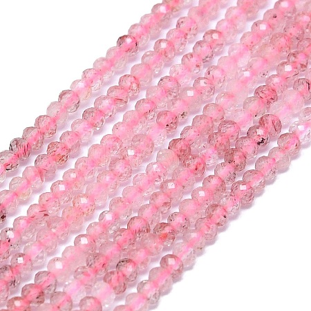 Natural Strawberry Quartz Beads Strands G-G106-A11-01-1