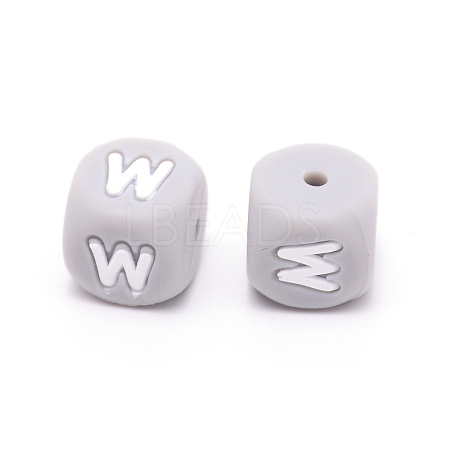 Silicone Beads SIL-WH0002-25C-W-1