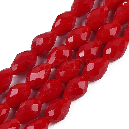 Opaque Solid Color Beads Strands EGLA-N013-P4mm-D07-1