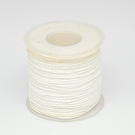 Braided Round Cotton String Thread OCOR-K002-0.8mm-02-1
