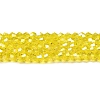 Transparent Electroplate Glass Beads Strands GLAA-F029-4mm-A21-1