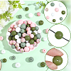 100Pcs Silicone Beads SIL-PA0001-39A-6