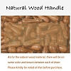 DIY Wood Wax Seal Stamp AJEW-WH0131-089-3