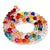 Transparent Electroplate Glass Beads Strands GLAA-F029-4mm-D29-2