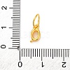 925 Sterling Silver Letter Charms with Jump Rings LS-STER-R008-01G-Q-3