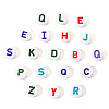 Opaque White Acrylic Beads SACR-YW0001-23D-7