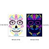 Heat Tranfer Luminous Printing Body Art Face Tattoo Sticker PW-WG23340-07-1