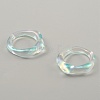 Candy Color Plastic Twist Wave Finger Ring for Women RJEW-WH0004-26A-2