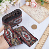 Ethnic Style Polyester Embroidery Ribbons OCOR-WH0078-103-3