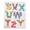 DIY Cartoon A~Z Letters Diamond Painting Stickers Kits For Kids DIY-O016-12-2