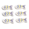 Printed Handmade Porcelain Pendants PR-CBAB520-02A-1