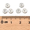 Brass Rhinestone Spacer Beads RB-A014-Z5mm-01S-2
