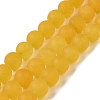 Natural Dyed Jade Beads Strands G-M402-B01-2