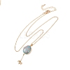 Magnetic Brass Enamel Egg Locket Pendant Necklaces for Women KK-CBAF5B9-02G-02-2