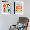 MAYJOYDIY US 1 Set Autumn Theme PET Hollow Out Drawing Painting Stencils DIY-MA0001-58-6