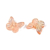 Electroplate Transparent Glass Beads EGLA-N057-03D-3