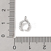Non-Tarnish 304 Stainless Steel Ice Pick Pinch Bails STAS-Z058-01P-03-3