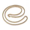 304 Stainless Steel Wheat Chain Necklaces NJEW-D285-14G-1