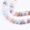 Glass Beads Strands X-GLAA-T006-16F-3