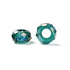 Transparent Glass European Beads GPDL-N005-D14mm-A10-2