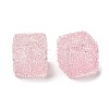 Drusy Cube Resin Rhinestone Beads RESI-C038-02D-1