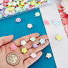 200Pcs Opaque Acrylic Pendants PALLOY-PHE00013-3