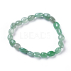 Natural Green Aventurine Bead Stretch Bracelets BJEW-K213-03-2