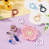 5Pcs Spray Painted Alloy Swivel Snap Hook Clasps FIND-TADJ0001-07-5