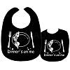 Washable Polyester Canvas Adult Bibs for Eating AJEW-WH0328-004-1