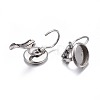 Tarnish Resistant 304 Stainless Steel Leverback Earring Findings STAS-H423-05P-4