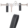 2 Sets 2 Colors PU Leather Keychain KEYC-GF0001-06B-4