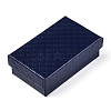 Rhombus Textured Cardboard Jewelry Boxes LS-CBOX-T006-02B-3