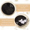 Linen Cloth Mini Hat Fascinator Base AJEW-WH0472-53B-4