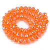 Electroplate Glass Beads Strands EGLA-A034-T3mm-A07-3